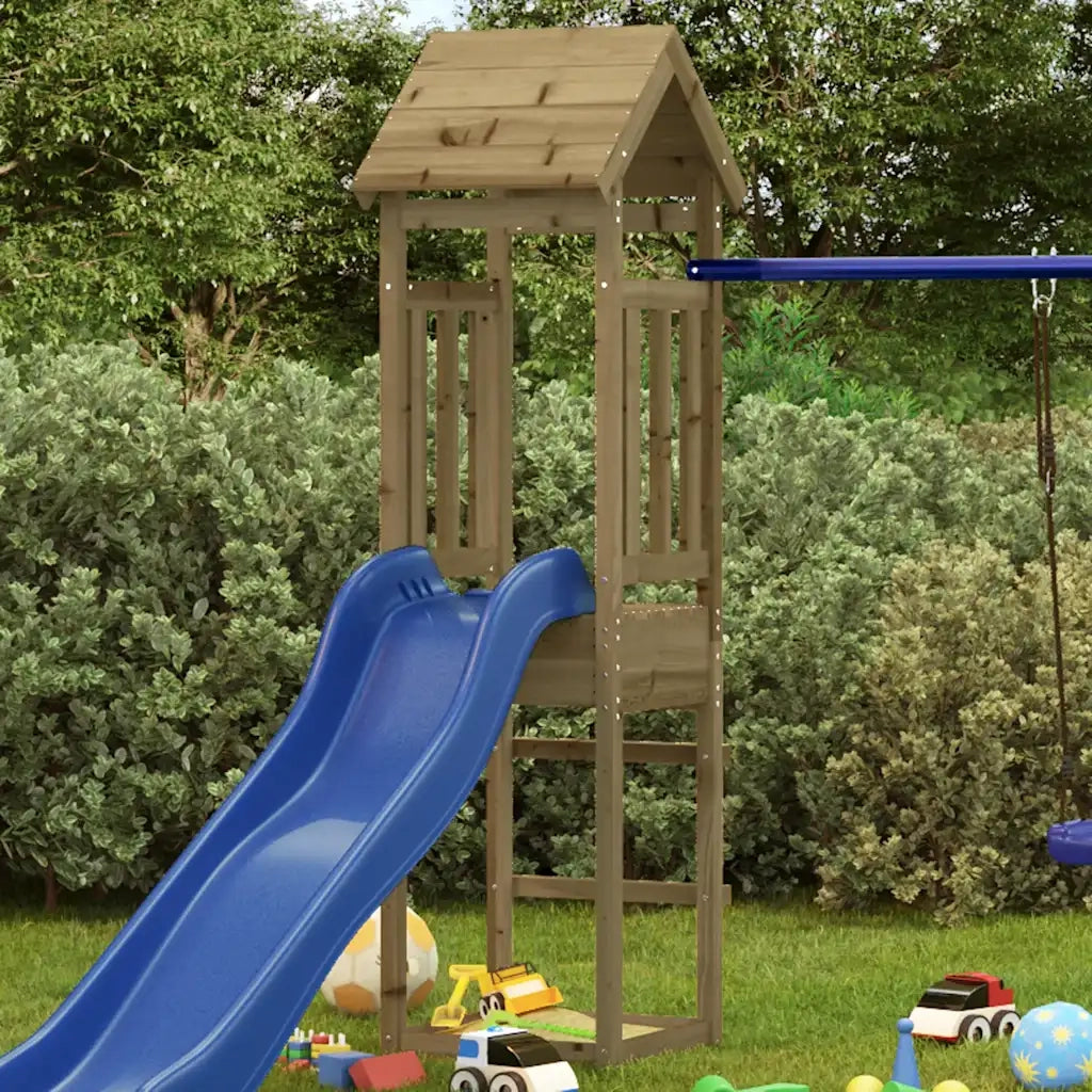 Torre da Gioco 52,5x46,5x206,5 cm in Legno di Pino Impregnato 826513