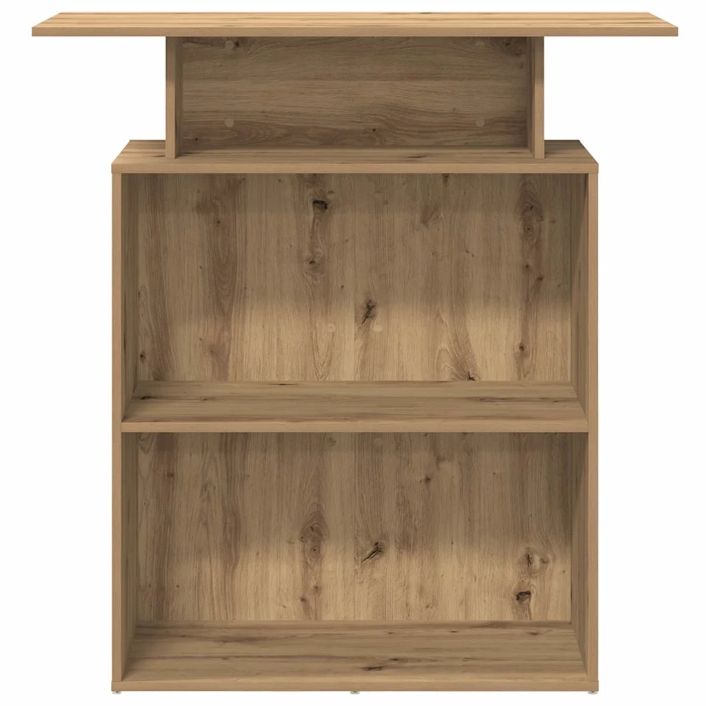 Banco Reception Rovere Artigianale 100x40x104 cm in Truciolato