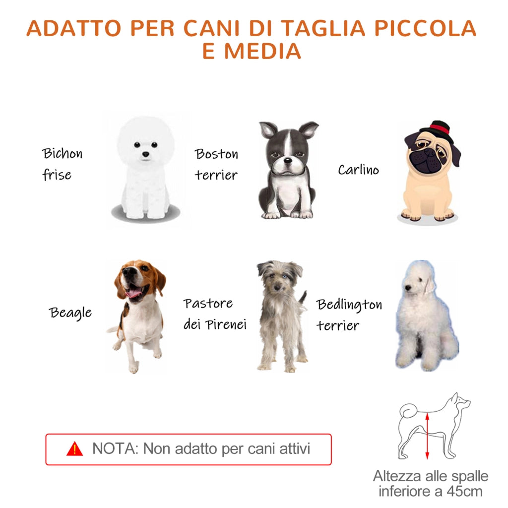 EasyComfort Cancellino per Cani Estensibile da Interno in Legno e Acciaio, 104-180x36x69cm, Blu-grigio