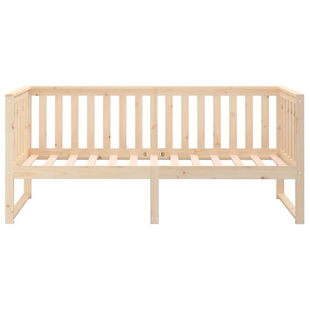 Letto singolo | Letto per adulti | Dormeuse senza Materasso 80x200 cm in Legno Massello di Pino