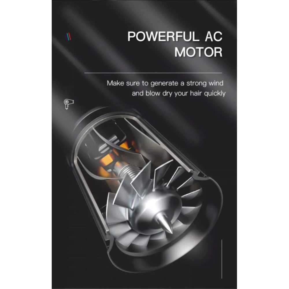 Trade Shop - Asciugacapelli Professionale Vgr V-433 – Hair Dryer Parrucchiere 2200w -