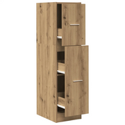 Mobiletto da farmacia multifunzionale 30 x 41 x 118 cm ampia capacità di contenimento legno di rovere ingegnerizzato realizzato artigianalmente 02_0050618