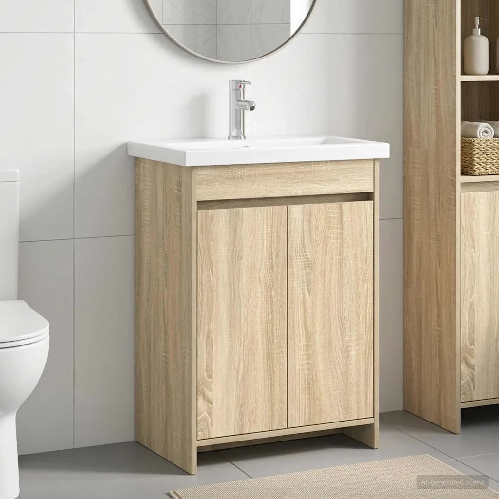 Set di mobili per il bagno Rovere Sonoma 81 x 40 x 84,5 cm 3404284