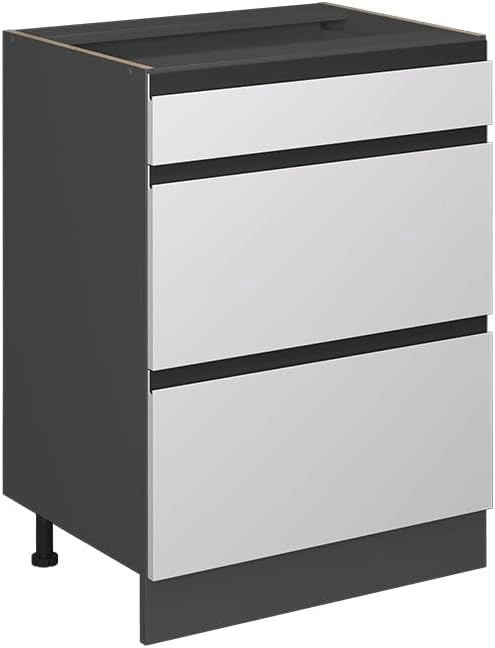 Frontale cucina R-Line, Bianco, 59.6 x 71.3 cm frontale del mobile per mobile base con cassetti