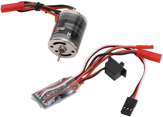 Motore 370 formato - Motore usato - 30A ESC - Acciaio inossidabile - Leggero - Installazione semplice - Motore RC