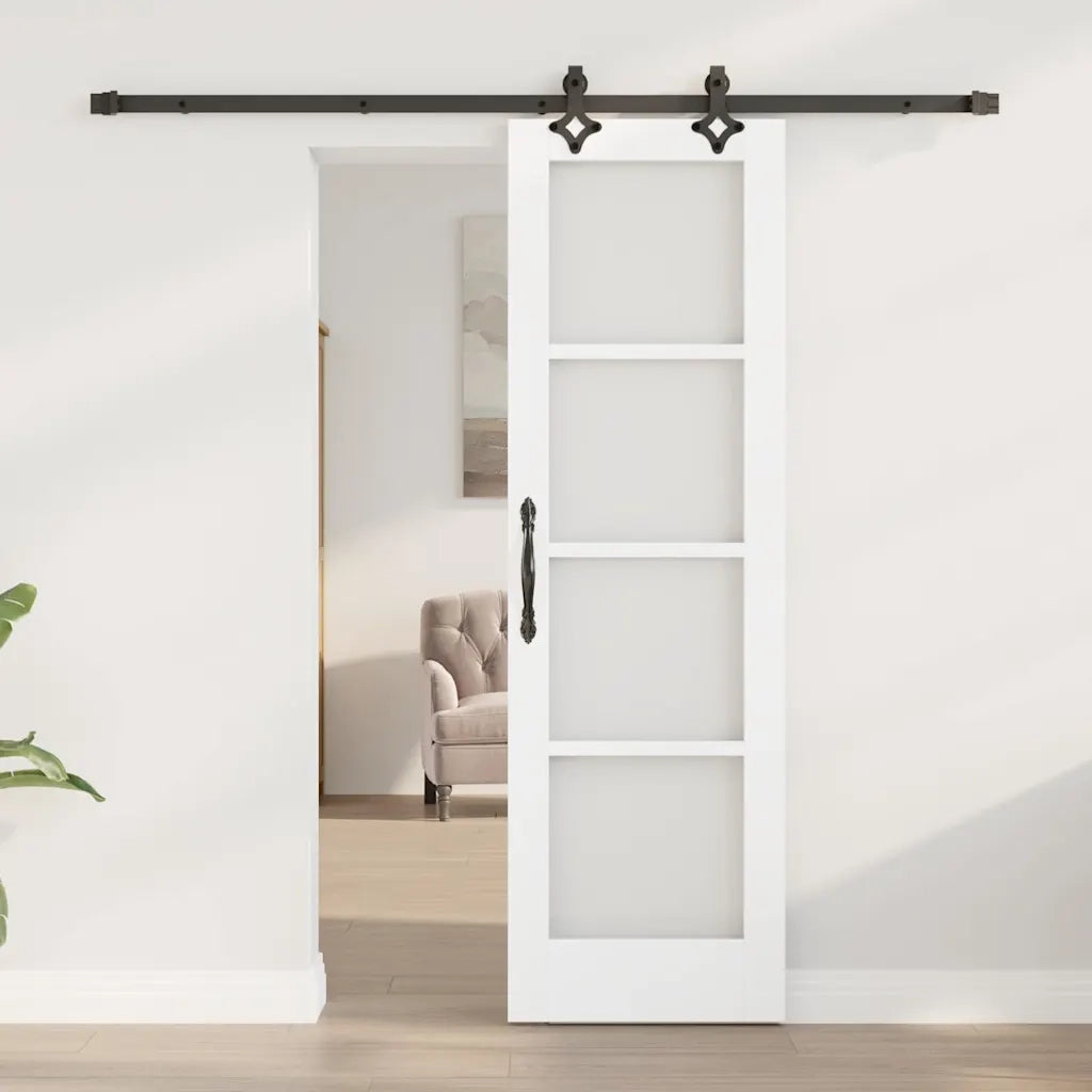 Porta scorrevole ORKDAL Bianco e Nero 61 x 198,5 cm 3332182