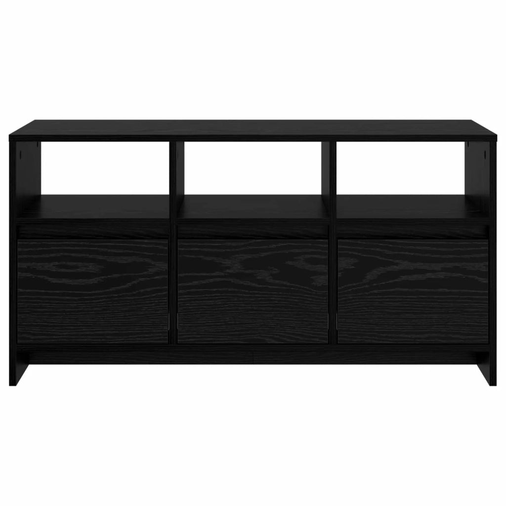 Mobile TV 102 x 37,5 x 52,5 cm Rovere Nero Legno ingegnerizzato 8017360