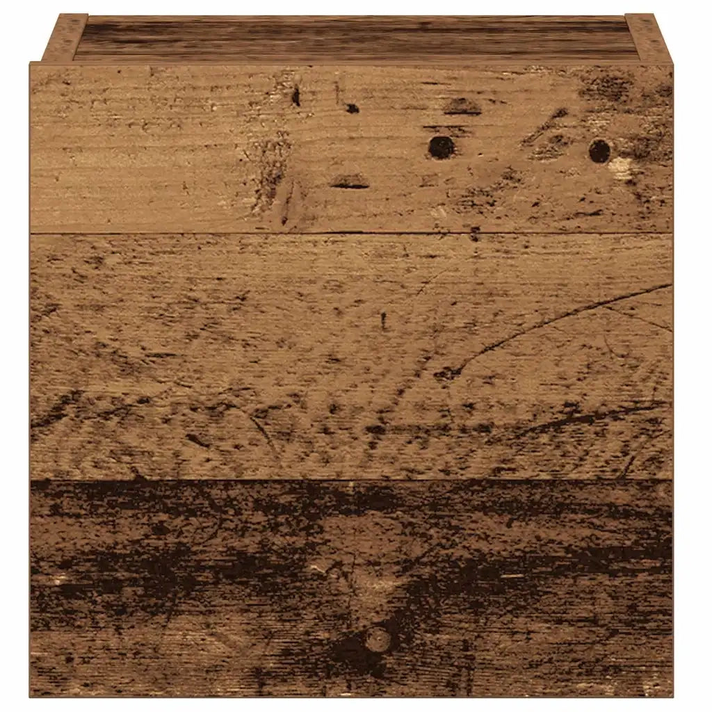 Mobili TV a Parete 3 pz Legno Antico in Legno Multistrato 3328961