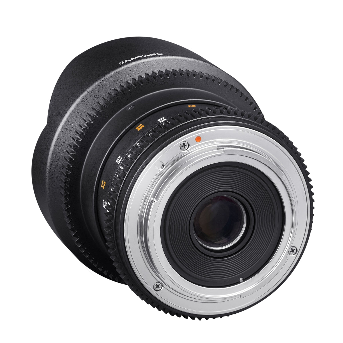 14mm T3.1 Video DSLR II per MFT - obiettivo video full-frame e APS-C per attacco MFT, messa a fuoco manuale con ingranaggio 0,8, grandangolo da 14 mm per attacco MFT, nero