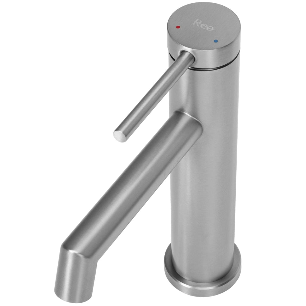 Rubinetto Da Lavabo Rea Foss Nickel Brush Low