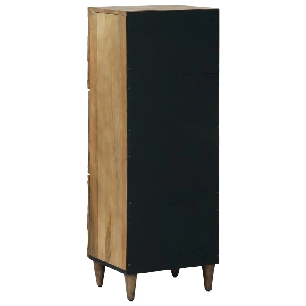 Mobile Alto Marrone 40 x 33,5 x 110 cm Legno di mango massello