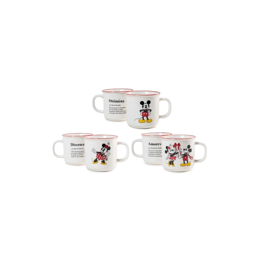 Tazza Jumbo NBC Mickey & Minnie Christmas ml 440