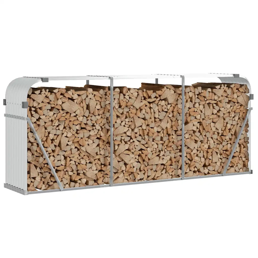 Portaceppi Argento 234x45x100 cm in Acciaio Zincatocod mxl 109110