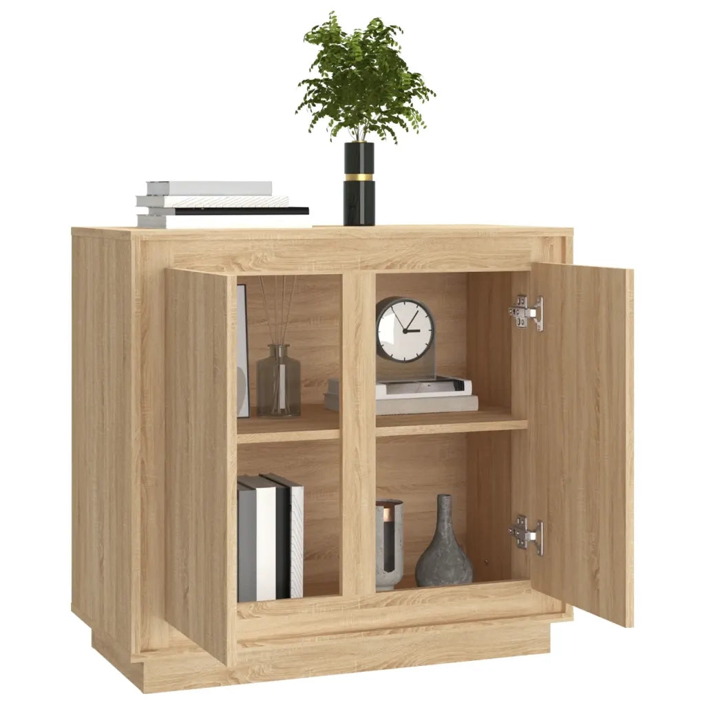 Credenza Rovere Sonoma 80x34x75 cm in Legno Multistrato 819887