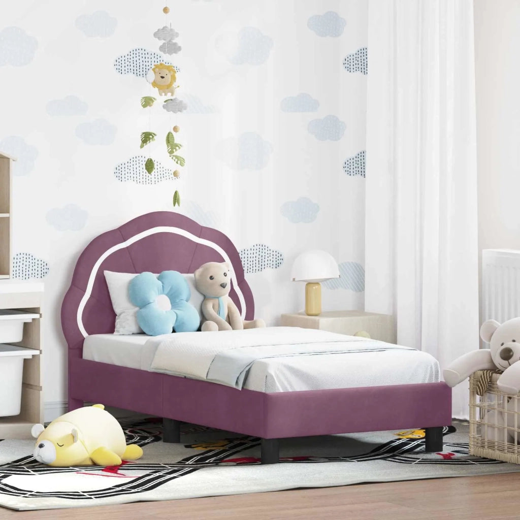 Struttura letto per bambini con testata-Giroletto per bambini Viola 70 x 140 cm 250140