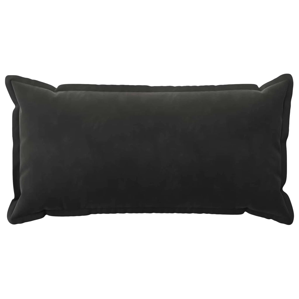 Federa 2 pcs HOUTEN Nero 40 x 80 cm Velluto 918091
