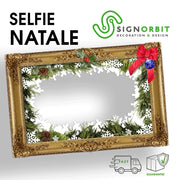 Cornice selfie NATALE Misura: 70X50 cm