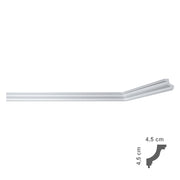 CORNICE DECORATIVA PER SOFFITTO mod. I703 - mm 45 x  45- 65 pezzi  - BOVELACCI