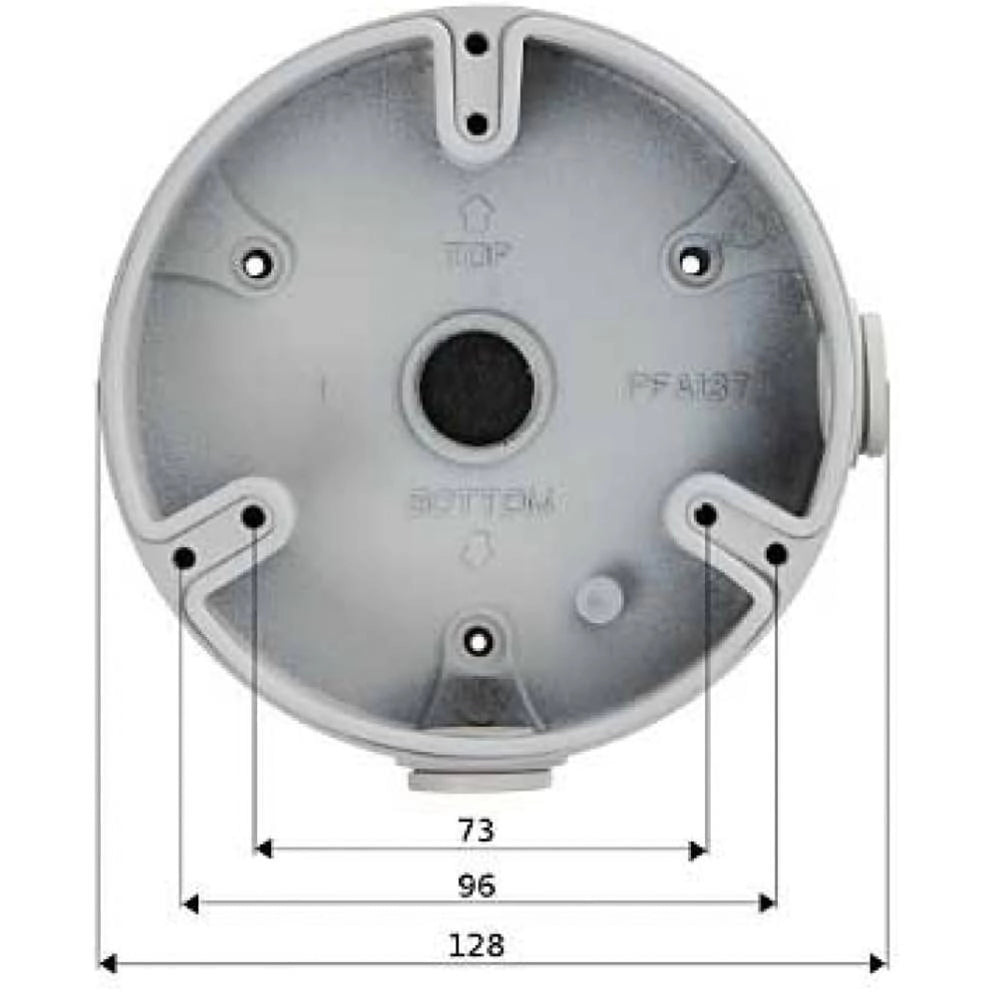 Dahua pfa137 scatola di giunzione alluminio per telecamere
