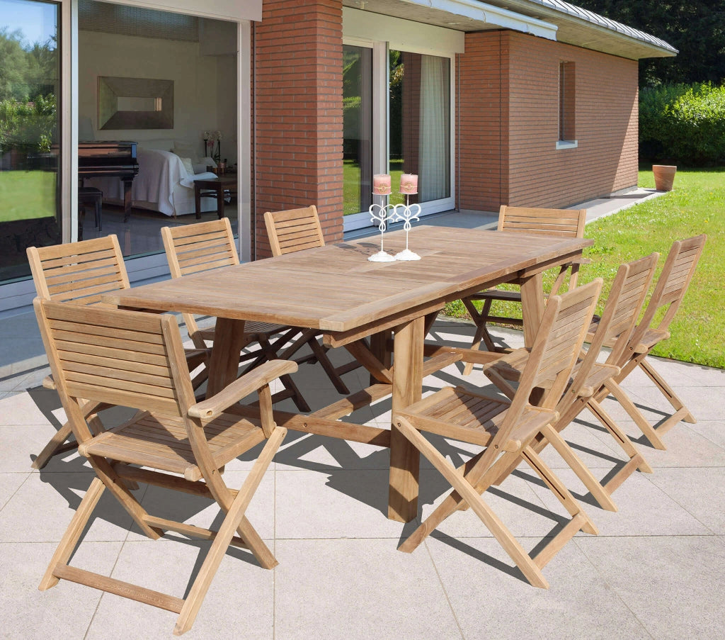 Tavolo da Giardino Allungabile in Teak - THOR