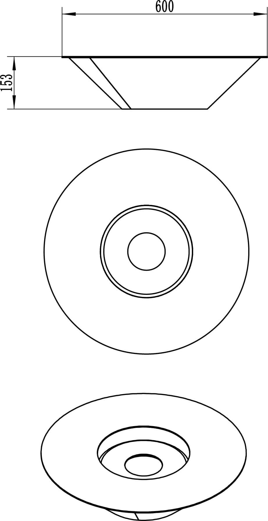 Camino a Bioetanolo da Pavimento Ø60 cm in Acciaio Bianco