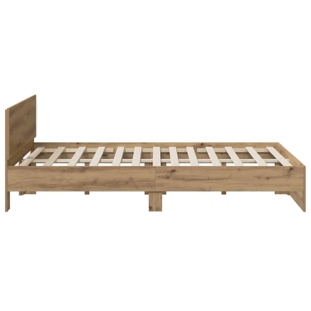 Struttura letto con testata Rovere Artigianale 160 x 200 cm 3445772