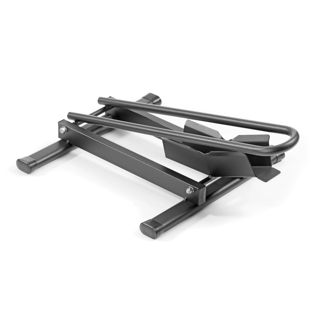 Andrys Rastrelliera Bici 1 Posto con Tappi Ruote 7,5cm 40x43x60 Nero