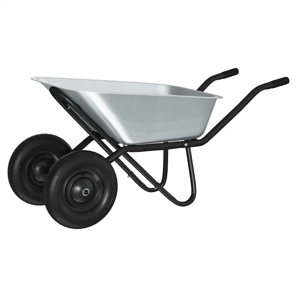 Carriole Argento e Nero 137 x 60 x 65,5 cm Acciaio CFW8757346