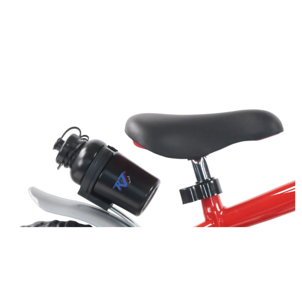 Bicicletta per Bambini 12" Rocket Freno Caliper e Stabilizzatori in Acciaio Hi-Ten Rosso