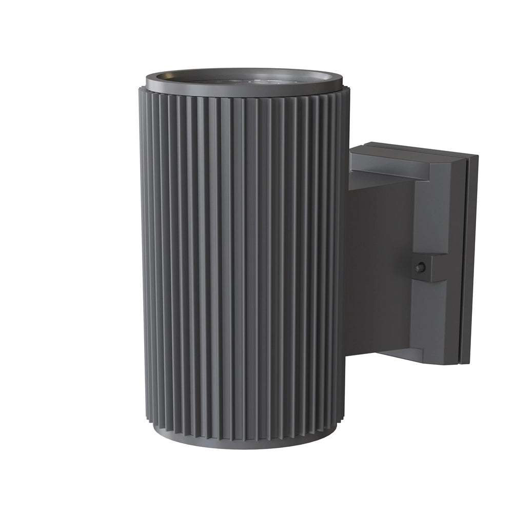 Lampada Da Parete Moderna Per Esterno Metallo Grigio Luce1E27 60W Ip54
