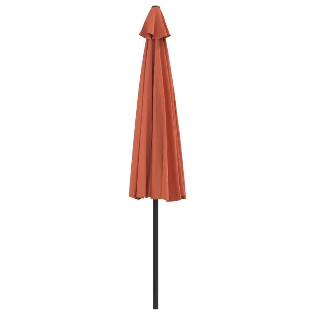 Ombrellone da balcone e palo in alluminio terracotta 300 x 150 x 253 cm 02_0008313
