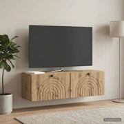 Mobile Porta TV da Muro Rovere Artigianale 98 x 31 x 30 cm 898224