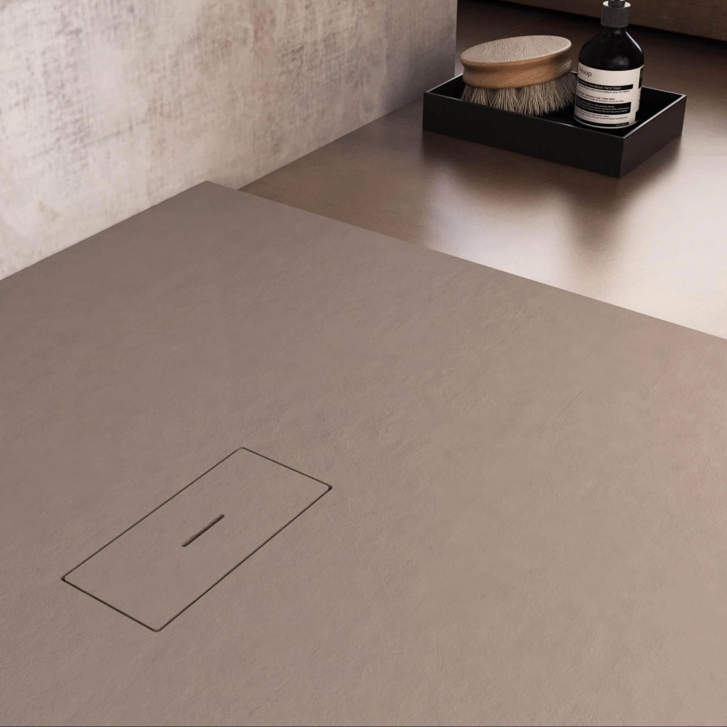 Piatto Doccia in Pietra 100x120 cm Bonussi Manila Sabbia