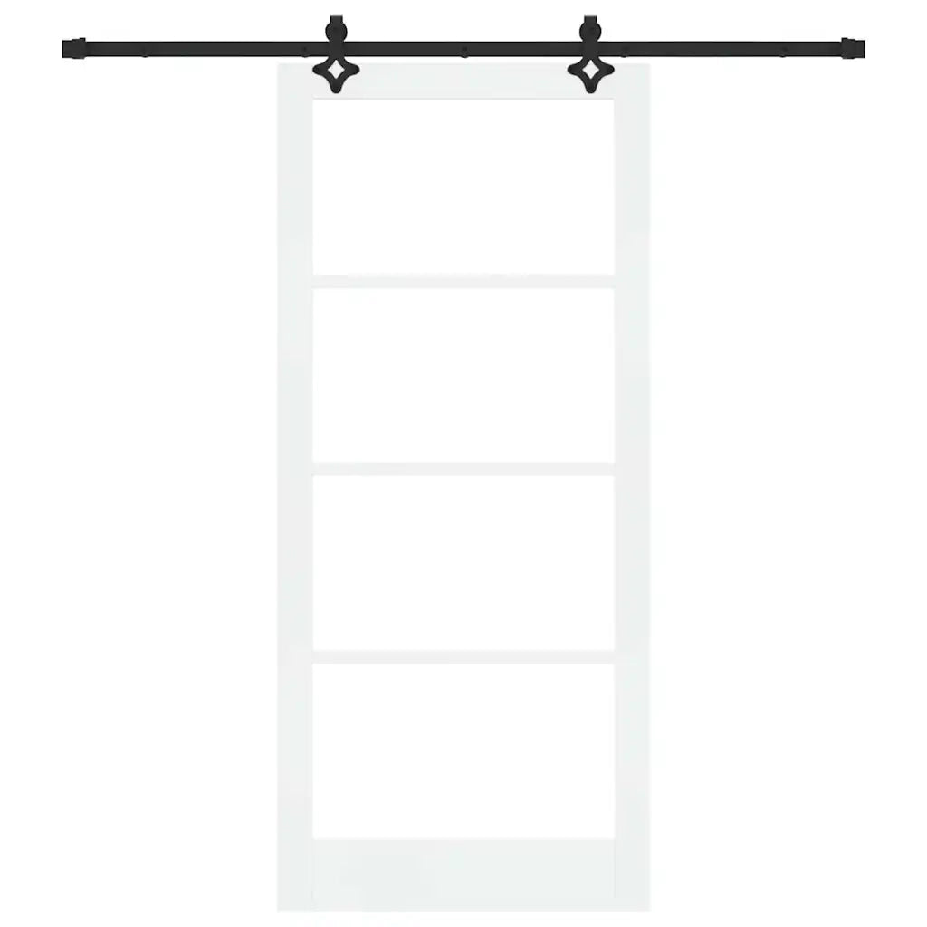 Porta scorrevole ORKDAL Bianco e Nero 93 x 211 cm 3332206