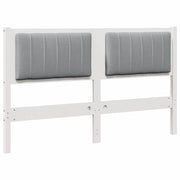 Testiera | Testata imbottita con Testiera | Testata Bianco 135 cm Pino massello