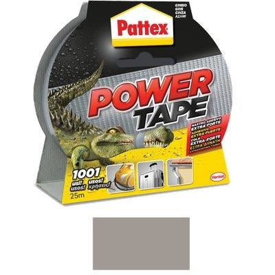 NASTRO ALTA RESISTENZA POWER TAPE PATTEX - GRIGIO MM 50 ML 10- 2 pezzi