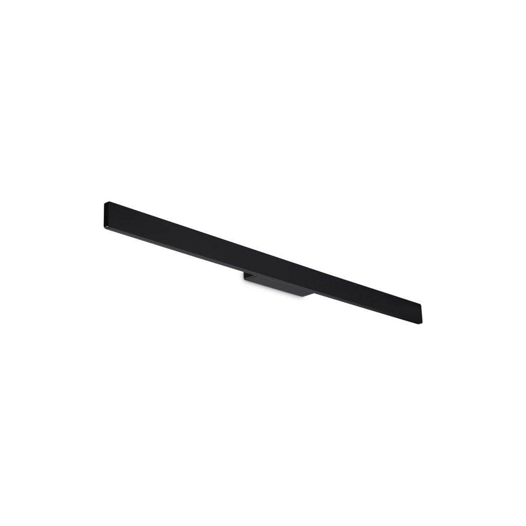 Applique Da Parete Contemporanea Linea Alluminio Nero Led 20W 3000K Ip54