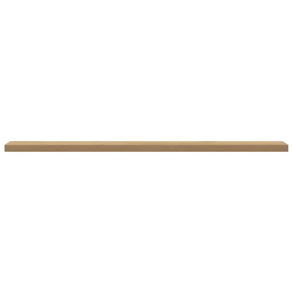 Mensole Parete 4pz Rovere Artigianale 60x20x1,5cm in Truciolato 856298