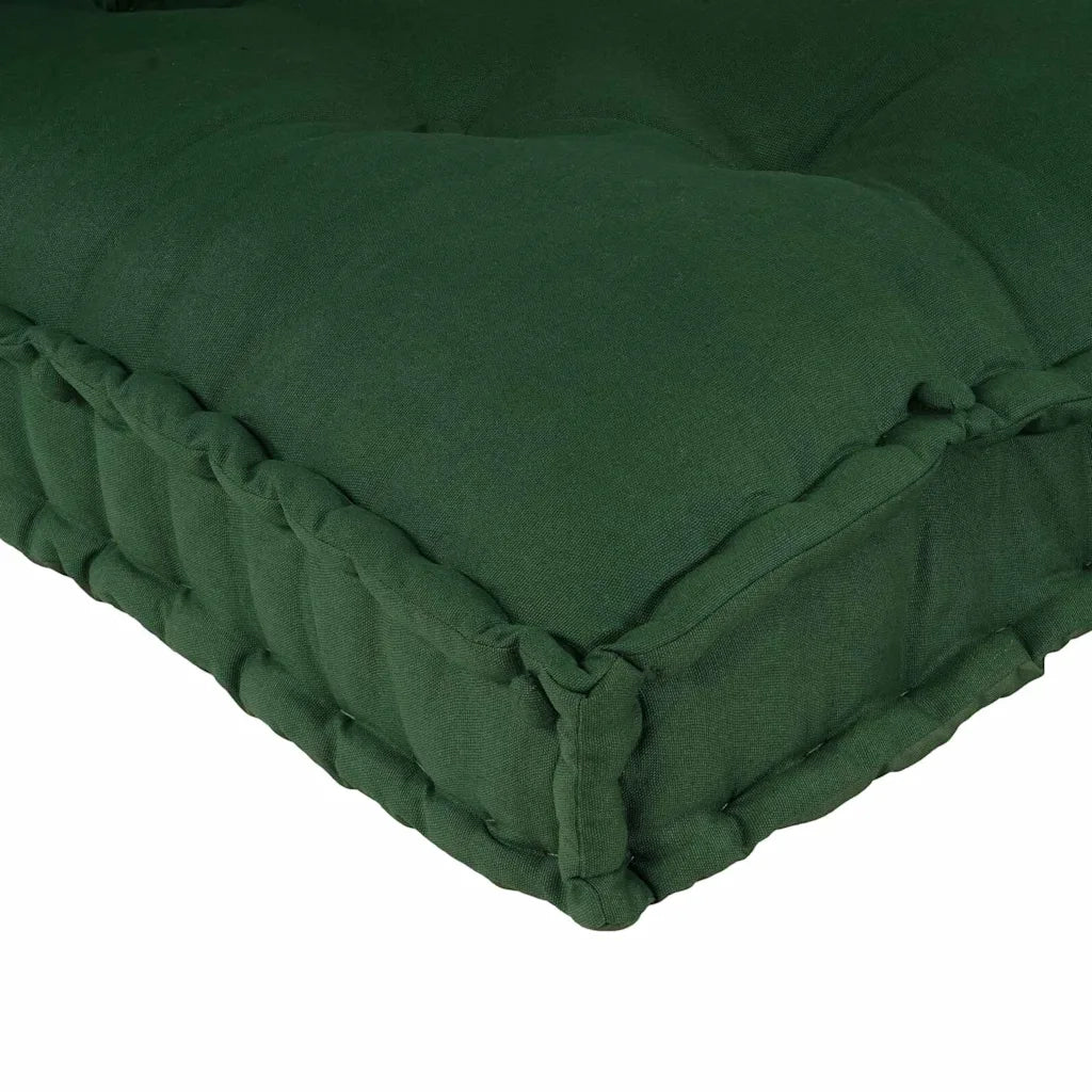 Cuscino per Divano Pallet 3 pz | Cuscini per sedie Verde 120 x 80 x 38 cm Tessuto