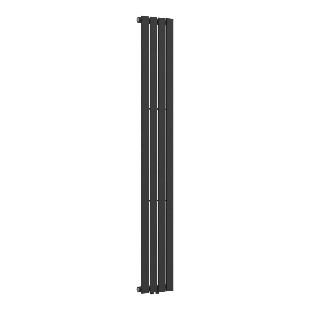 Radiatore a pannello piatto 598 watt acciaio 180 x 30 cm nero 03_0010455