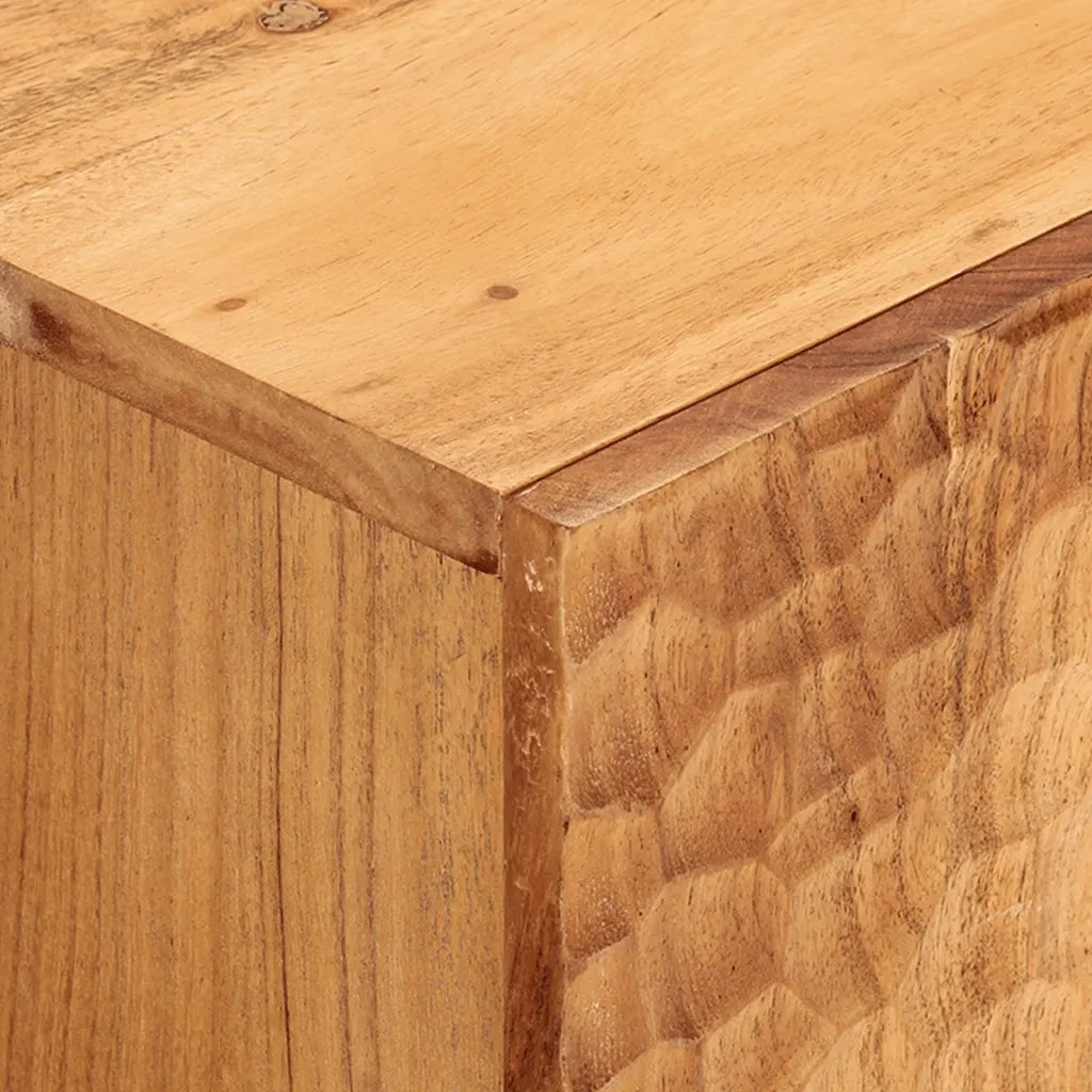 Mobile Porta TV 105x33x46 cm in Legno Massello di Acacia 356855