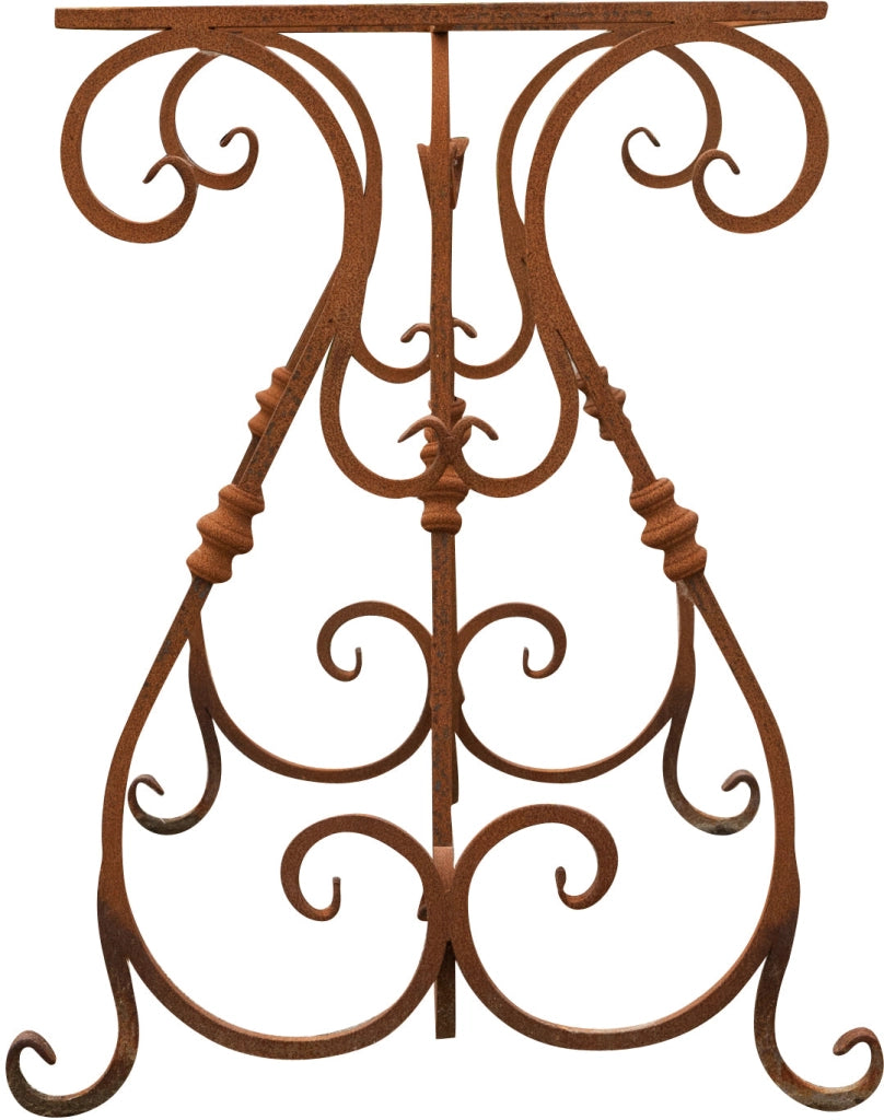 Biscottini Base tavolo in ferro pieno L110xPR50xH74 cm. forgiato mano trattato, Offerta