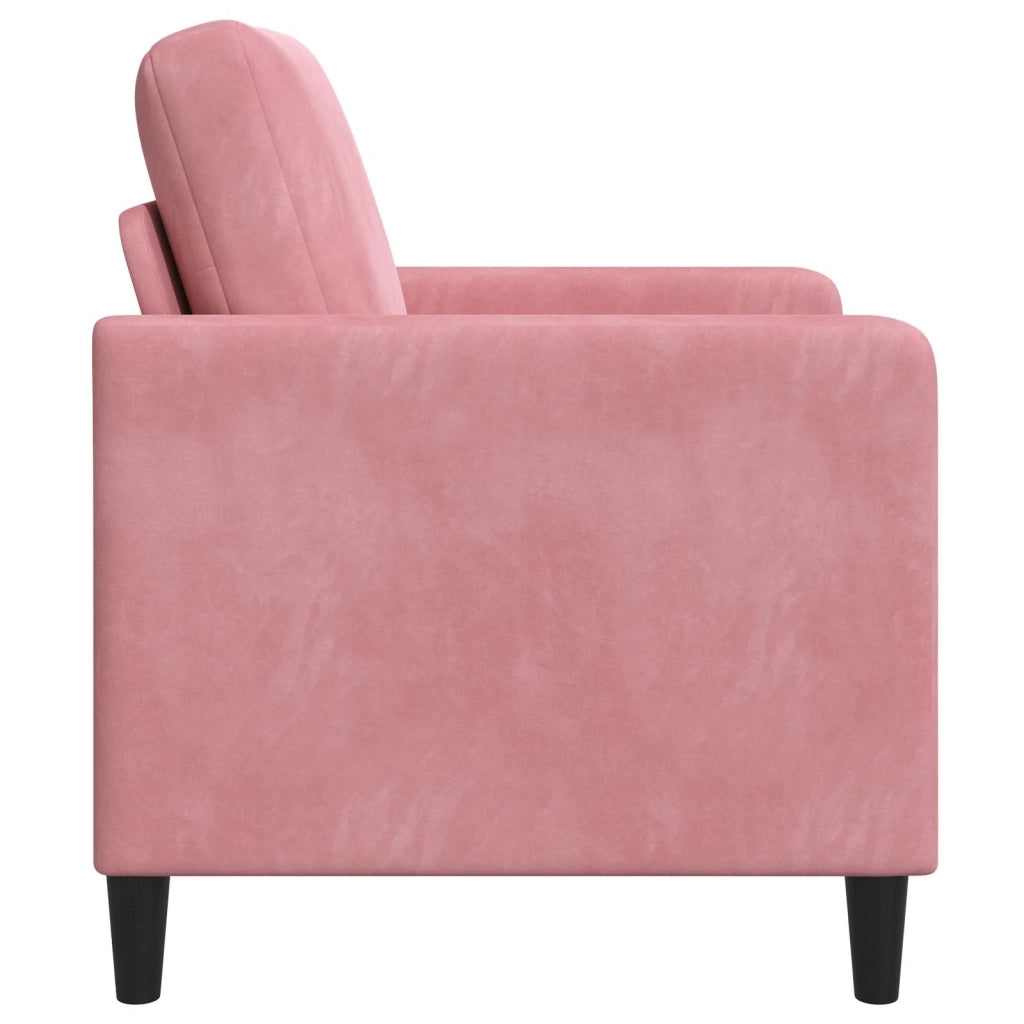Divano con Storage Rosa 122 x 78 x 87 cm Poliestere 42036909