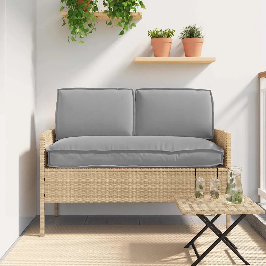 vidaXL Set di Cuscini per Pallet 3 pcs Grigio 120 x 60 x 12 cm