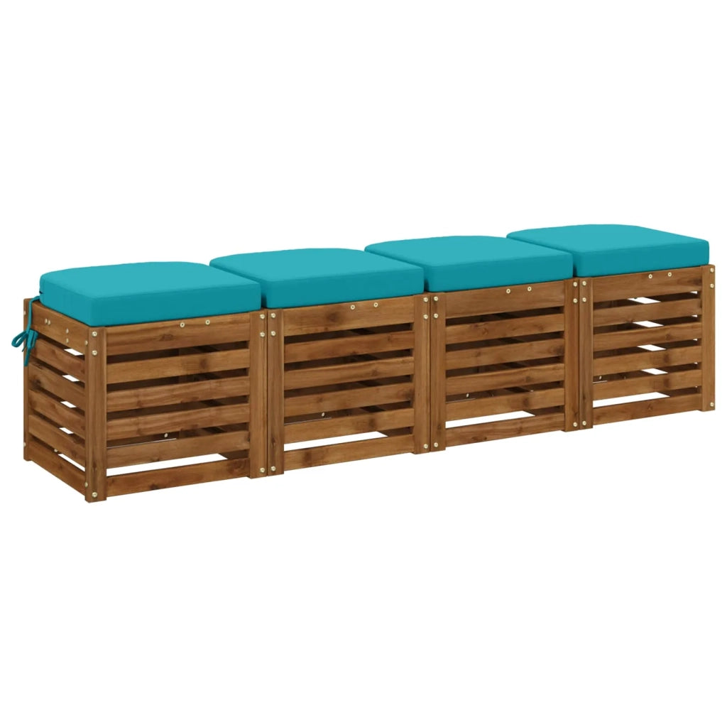 Cuscini per sedile a 4 pezzi SOEST 4 pcs 100% Poliestere 945220