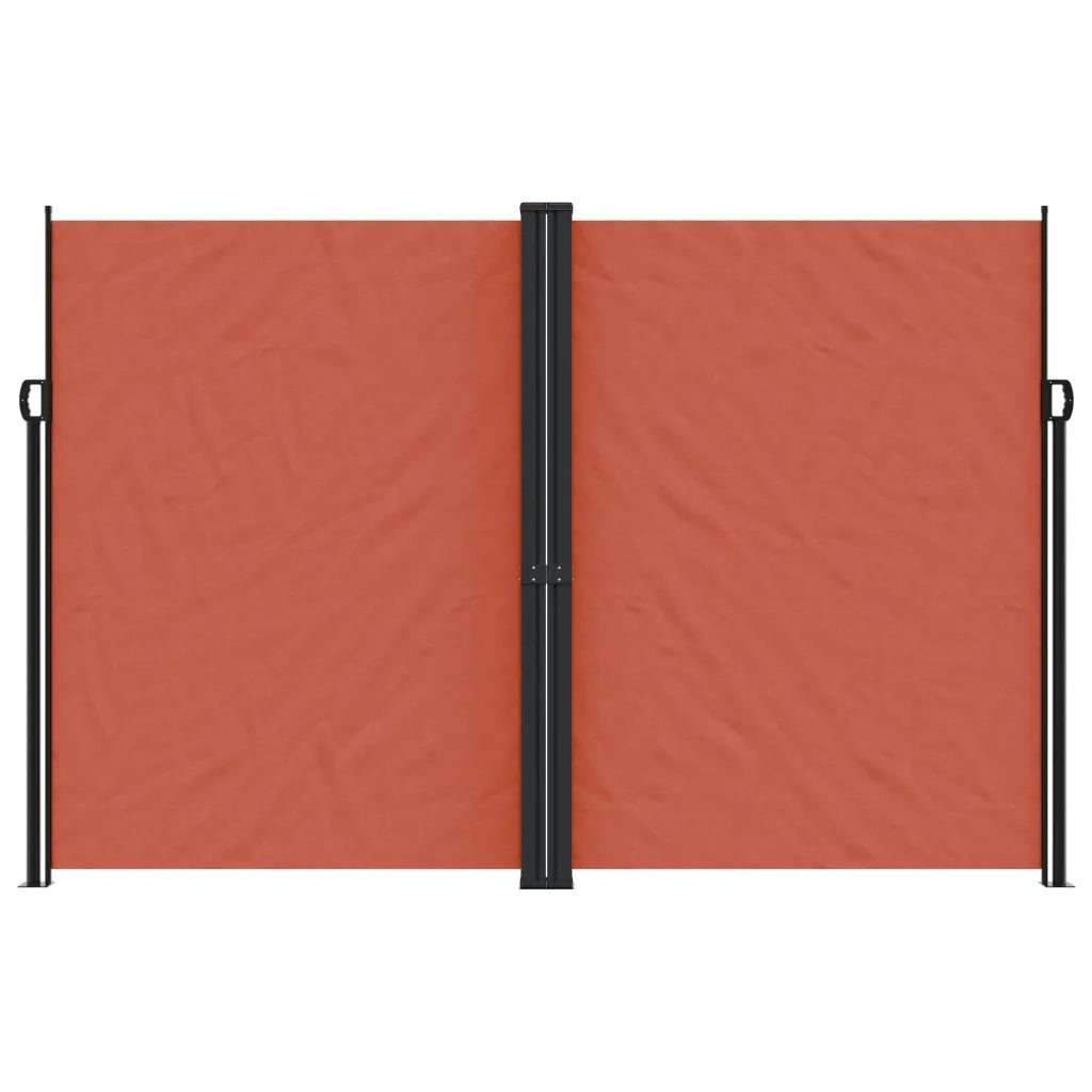 Tenda da Sole Laterale Retrattile-Tenda parasole per giardino Terracotta 220x1200 cm