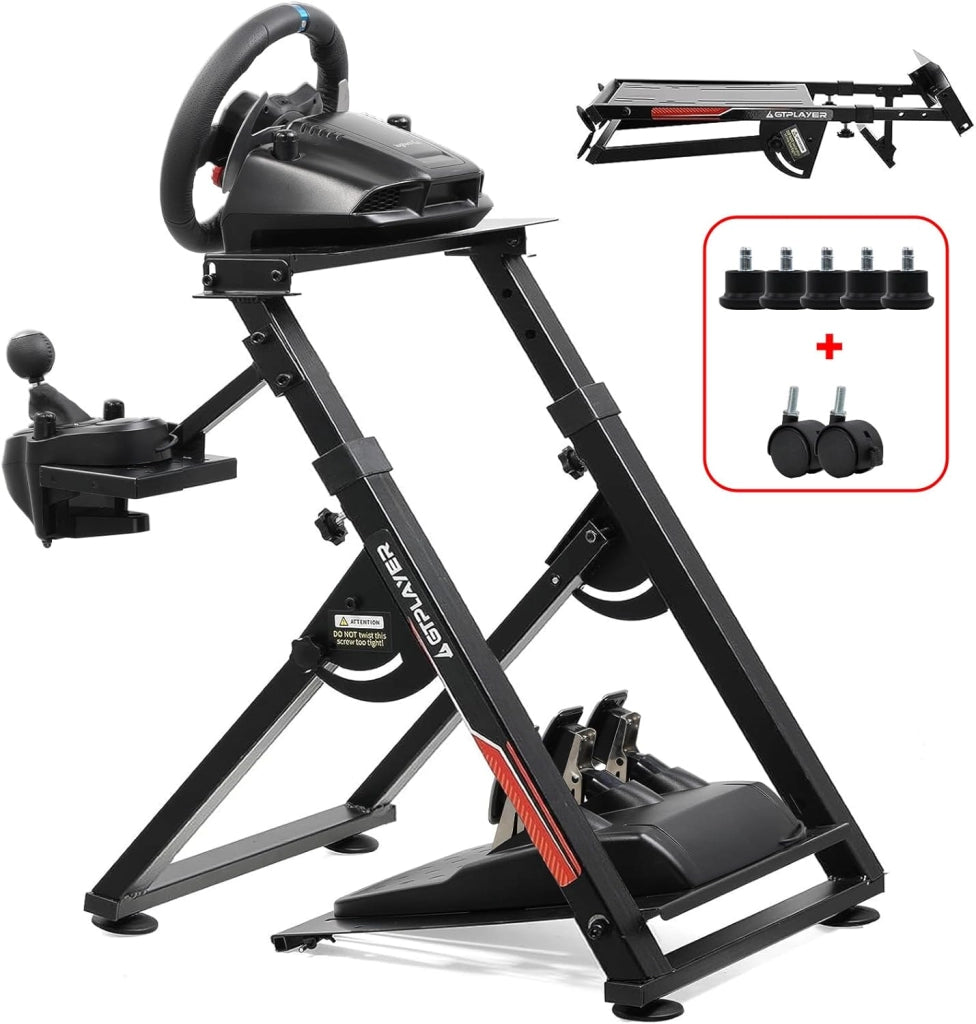 Supporto per volante per G923 G29 G920 T300RST500RS Volante da gioco con feedback di forza e leva del cambio TH8A V1 - Fanatec Clubsport PS4 - Inclinabile