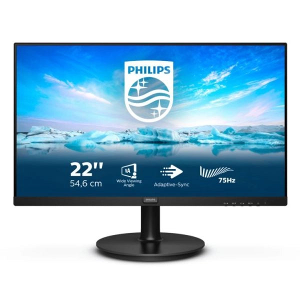 Philips v line 222v8la/00 monitor pc 54,6 cm (21.5") 1920 x 1080 pixel full hd lcd nero