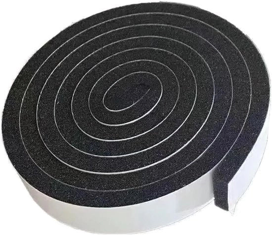 Afdichtingsstrips per secco per serrature, adesivi autoattaccanti per serrature, sigillanti rumore, polvere e vento, idonee per finestre scorrevoli PVC (nero, 3 cm larghezza, 2 m lunghezza).