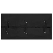 Telo per Carrello da Giardino Nero 81x41x40 cm in Tessuto 92587